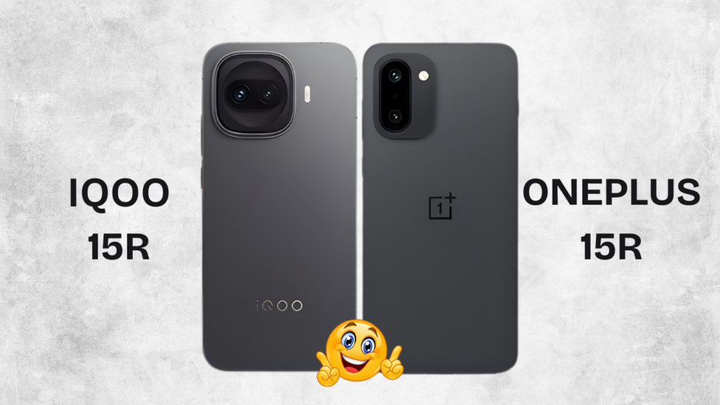 OnePlus 15R vs iQOO 15R side by side comparison India 2026