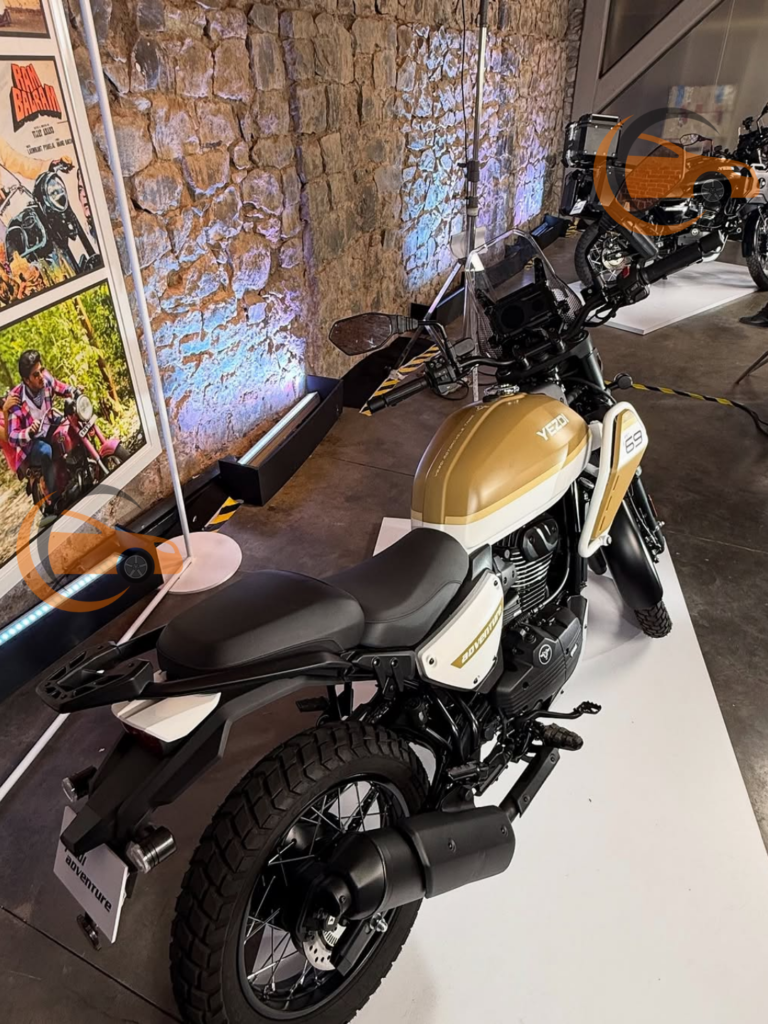 2026 Yezdi Adventure suspension seat height comfort ergonomics