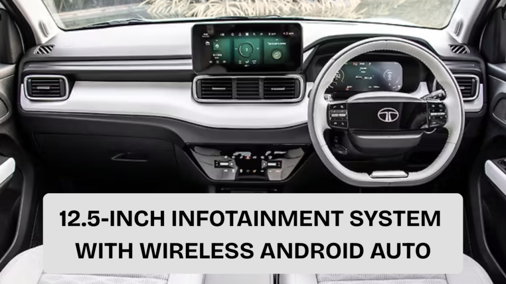 2026 Tata Punch.ev Facelift 12.5-inch infotainment system with wireless Android Auto